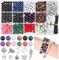 473-Piece Stone Jewelry Making Kit – Natural Crystal Beads & Accessories for Bracelets, Necklaces & DIY Jewelry